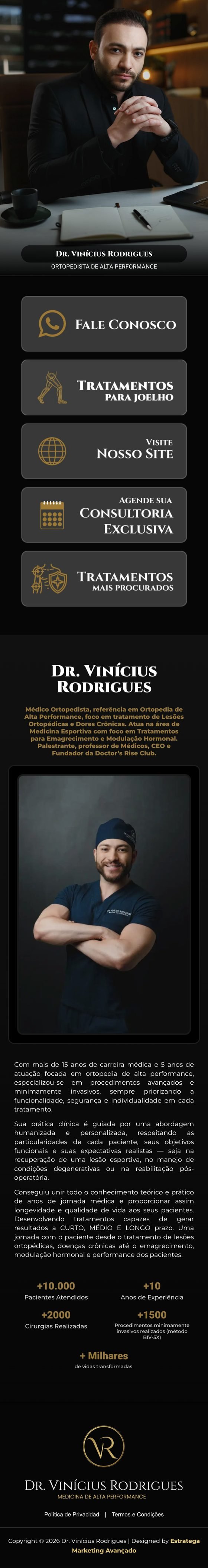 LinkTree de cliente — Dr. Vinícius Rodrigues
