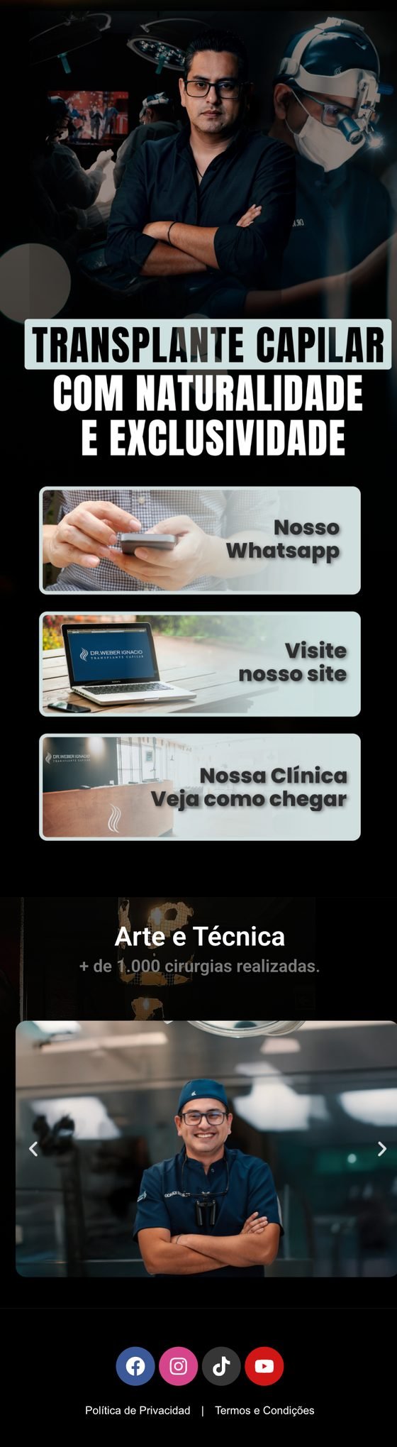 LinkTree de cliente — Dr. Weber Ignacio